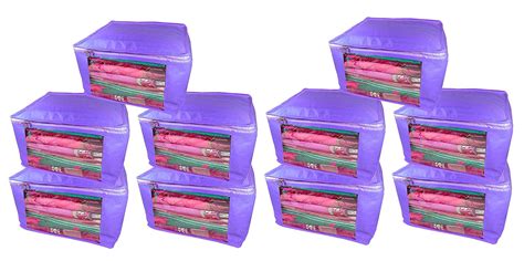 Atorakushon® Fabric Saree Cover Blouse Cover Garments Storage Bag ...