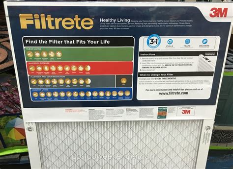 3M Filtrete Elite Allergen Healthy Living 2200 Air Filter (20x25 ...