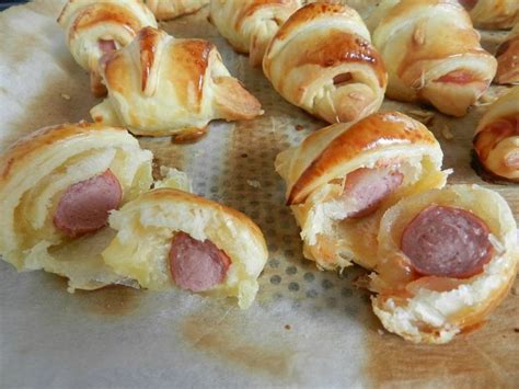 mini croissant knacki moutarde