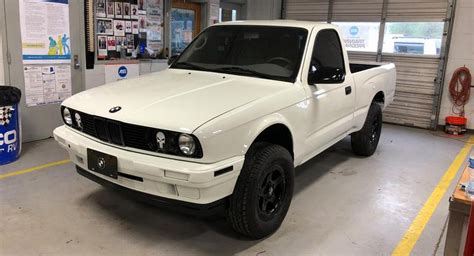 Toyota Tacoma With A BMW E30 Face Built By Students Works Surprisingly Well | Carscoops