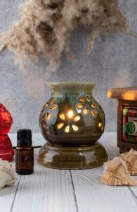 Jimkia Ceramic Electric Aroma Diffuser Set, Multi Color For Home Decor ...