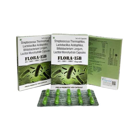 Flora15b Capsule - Streptococcus Thermophilus, Lactobacillus ...