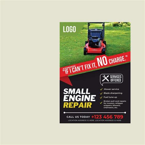 Image result for Small Engine Repair Flyer