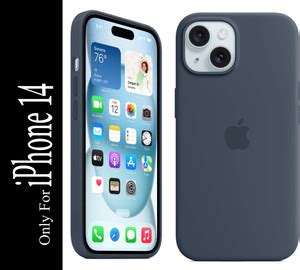 FIXTOTEL Back Cover for Apple iPhone 14, iPhone 13, With Logo, Slim ...