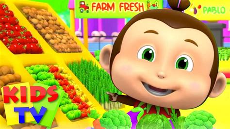 English Kids Poem: Nursery Song in English 'Vegetable - Healthy Vegetables'