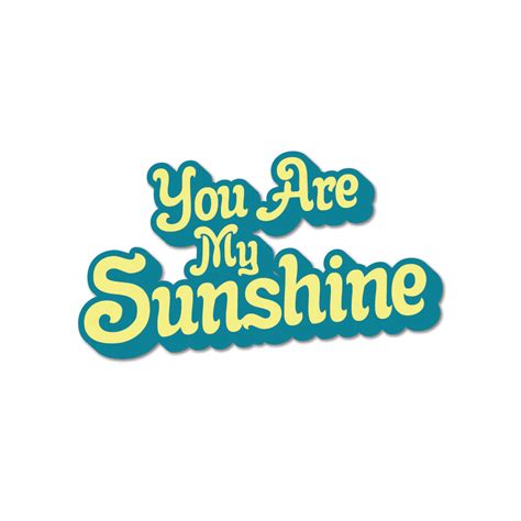"You Are My Sunshine" Sweet Fridge Magnet | Romantic Quote Decor – Bhai ...