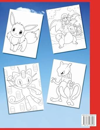 Pokmon Coloring Book: Amazing Fun Coloring Adventures for Kids, Draw ...