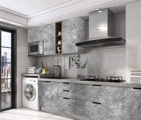 JAAMSO ROYALS Grey Texture designRemovable Peel and Stick Wallpaper ...