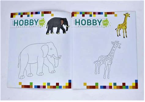 Junior Hobby, Stencil Art & Craft Drawing Kit for Kids – Tracing and C ...