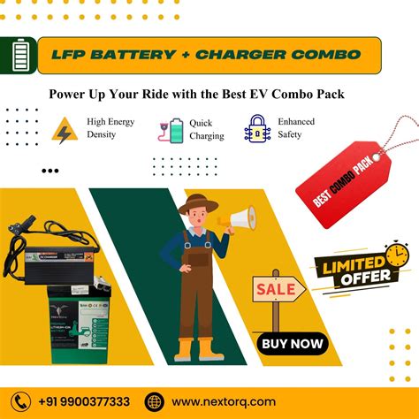 LFP BATTERY + CHARGER – NexTorq