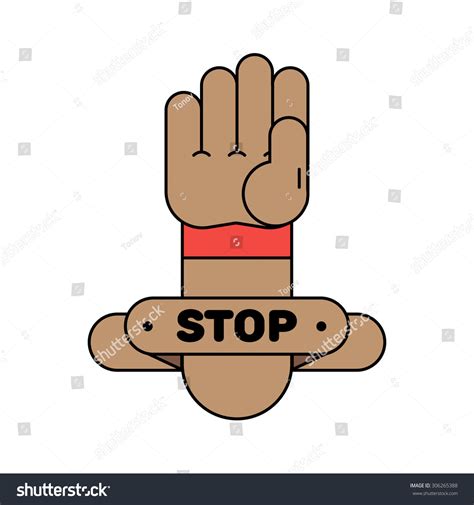 Image result for Stop Sign Hand Symbol
