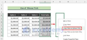 In Excel How to Copy a Value without Formula 的图像结果
