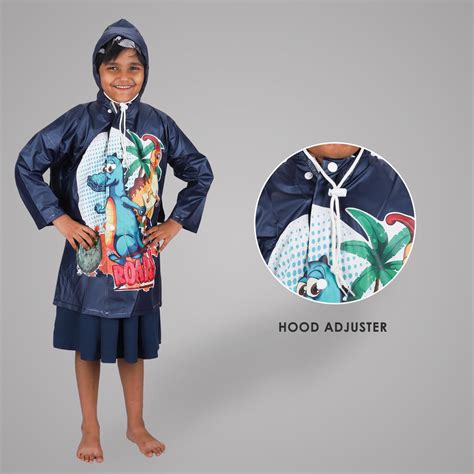 THE CLOWNFISH Toon Caper Series Kids Waterproof PVC Longcoat with ...