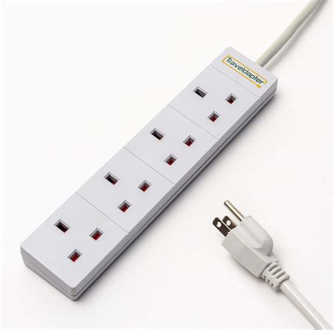 Buy USA Uk - Type B Adapter Plug Extension Power Strip For Caribbean ...
