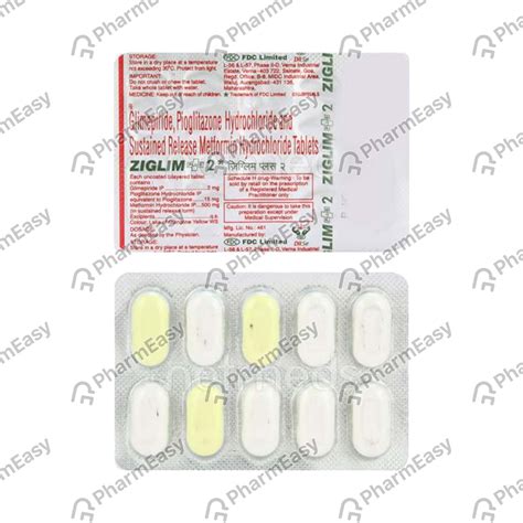 Ziglim Plus 2mg Strip Of 10 Tablets: Uses, Side Effects, Price & Dosage ...
