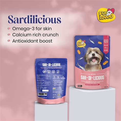 Buy FurLoved Sardilicious Sardine Omega Rich Dogs Treats online at ...