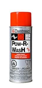 Chemtronics Pow-R-Wash Electronics Cleaner - Spray 340 G Aerosol Can ...