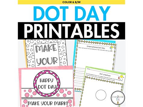 International Dot Day Coloring Pages [2025]