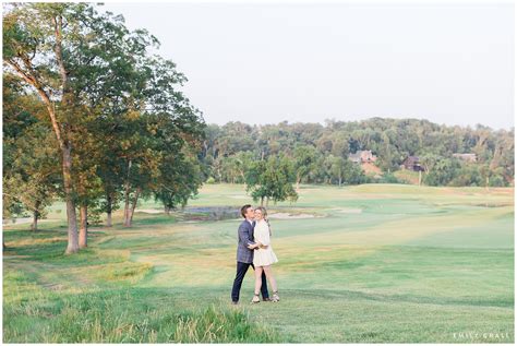 A Cedar Rapids Country Club Tennis Engagement Shoot