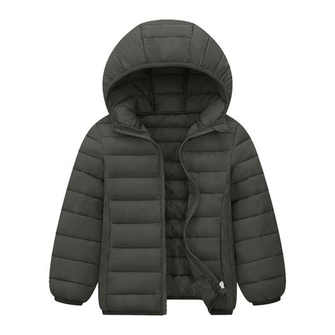 Kids Down Coat Kids Winter Coats Kids Zip Up Hoodie Toddler Snow Coat ...