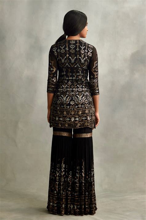 Gharara Set in Small Sequin Embroidery – Nakul Sen