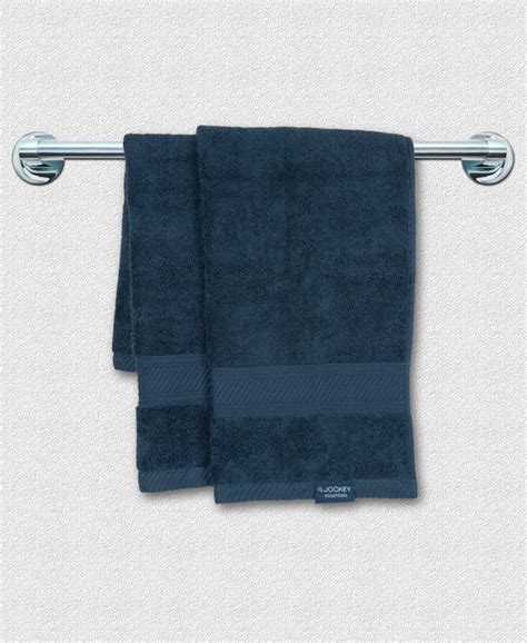 Buy Cotton Terry Ultrasoft and Durable Solid Hand Towel - Navy (Pack of ...