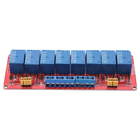 Buy 8 Channel Optocoupler Relay Module Board, Relay Module with ...