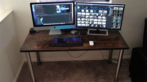 DIY Computer Desk Build 的图像结果