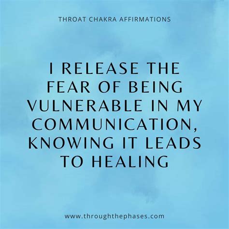 45 Powerful Throat Chakra Affirmations to Speak Your Truth - Through ...