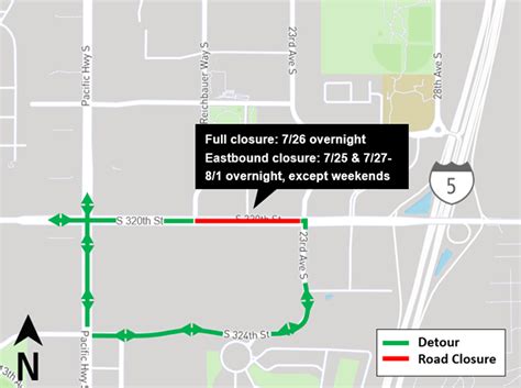 Construction alert: Federal Way Link Extension