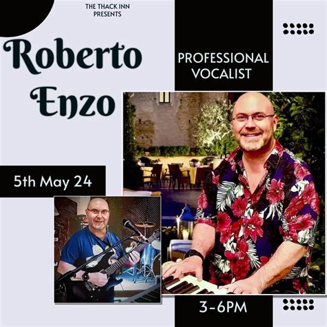 Roberto Enzo at The Tack inn , , KA1 5HG Kilmarnock, United Kingdom, 5 ...