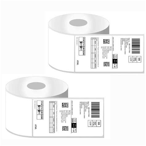 Ikkoo 3x5" Direct Thermal Barcode Shipping Label Roll Adhesive,500 ...
