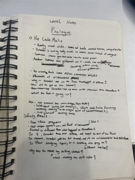 Infinity is the first game that forced me to take notes to understand ...