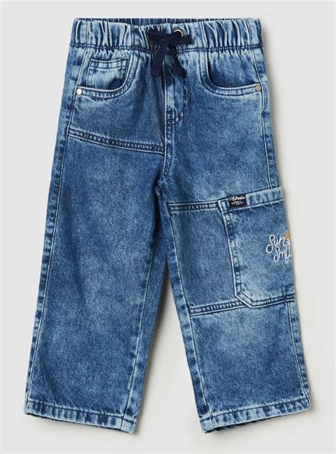 Buy Boys Regular Fit Washed Jeans Online at just Rs. 799.0 ...