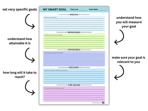 Image result for Examples Smart Goal Setting Worksheet
