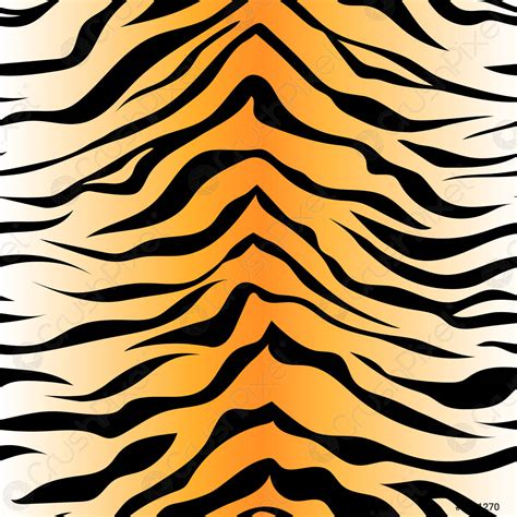 Seamless tiger stripe pattern Vector animal skin background print ...
