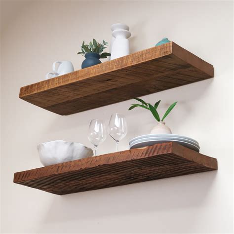 RECLAIMED WOOD FLOATING SHELVES | Urbandi