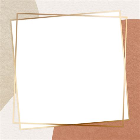 Png frame in gold with earth tone abstract pattern transparent ...