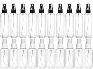 mastBus 20 pcs Spray Bottles,Travel Fine Mist Spray, Clear Refillable ...