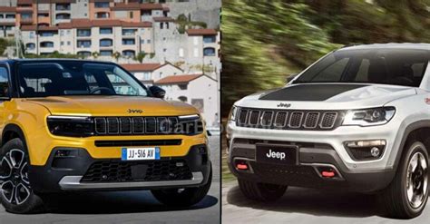 Jeep Compass vs Jeep Avenger EV Comparison » Car Blog India