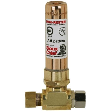 Sioux Chief 660-GTR1 Mini-Rester Water Hammer Arrester 0.37 in. SI10455 ...