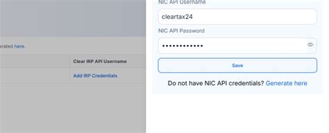 Register GSTIN and Link NIC API Credentials | Product Help and Support