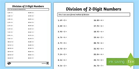 Image result for Division 2 Digit Math