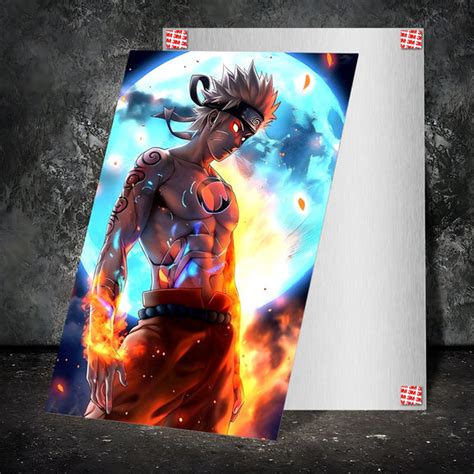 High-Quality Metal Posters - Anime Naruto Uzumaki NU06 | Vibrant Colors ...