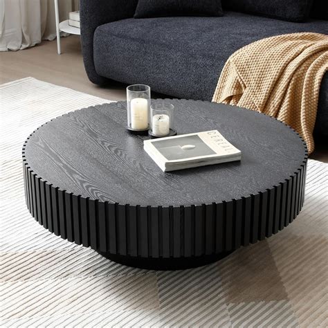 Amazon.com: 31.49'' Small Round Coffee Table for Living Room or Sofa ...