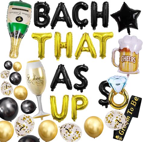 Amazon.com: Bachelor Party Decorations for Men – Bachelor Party Favors ...