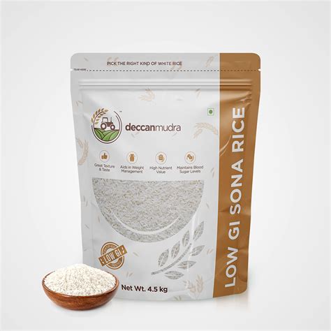 Buy Deccan Mudra Low GI (Glycemic Index) Telangana Sona Rice | ic White ...