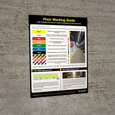 Osha Floor Marking Standards Graphic Products Guide Streamlines