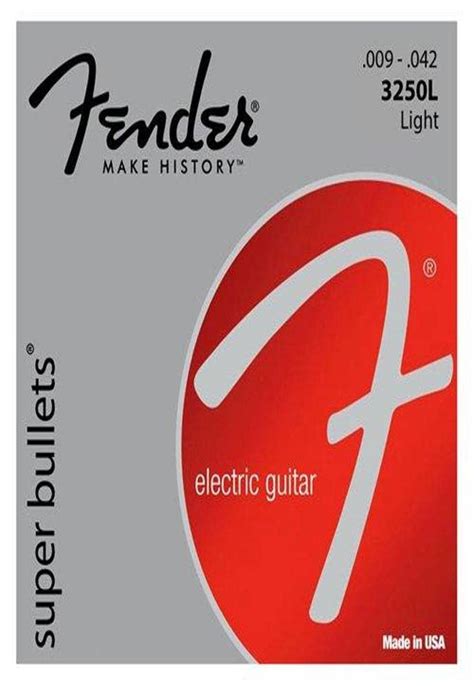 Fender 3250 9-42 L Bullet End, Electric Guitar Strings : Amazon.in ...