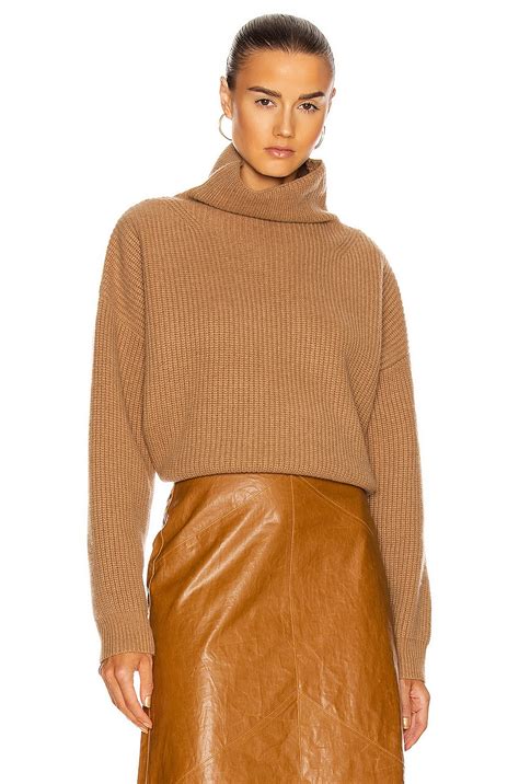 Isabel Marant Brooke Cashmere Sweater in Camel | FWRD